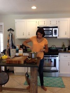 Chelsie teaches cooking classes, yoga and gives at-home nutrition consults. 