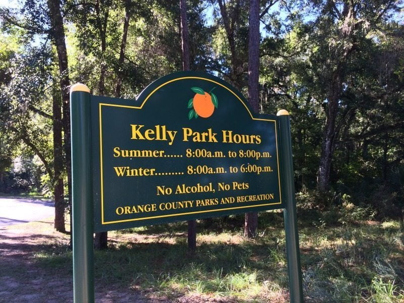 kelly park hours