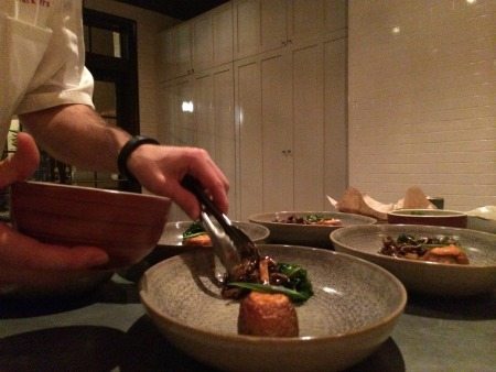 highball and harvest chefs table plating