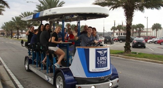 Two passes to Limo Cycle Pub Crawl, Thursdays at 8pm or Sundays at 12:30pm or 3pm. 