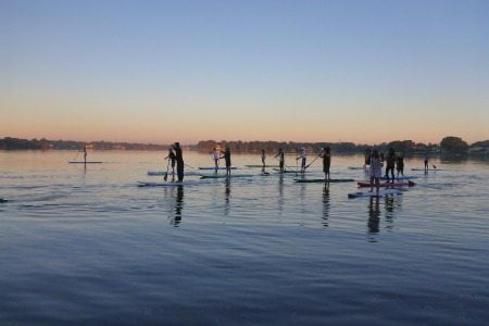 paddleboard sunset 450