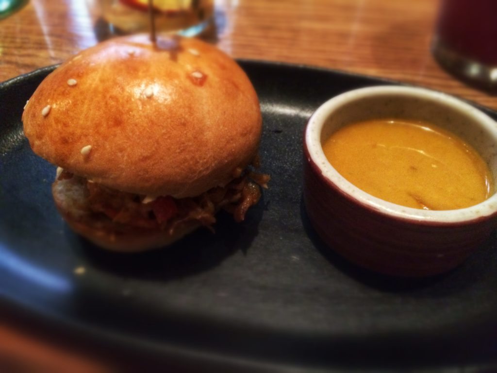 pulled pork slider