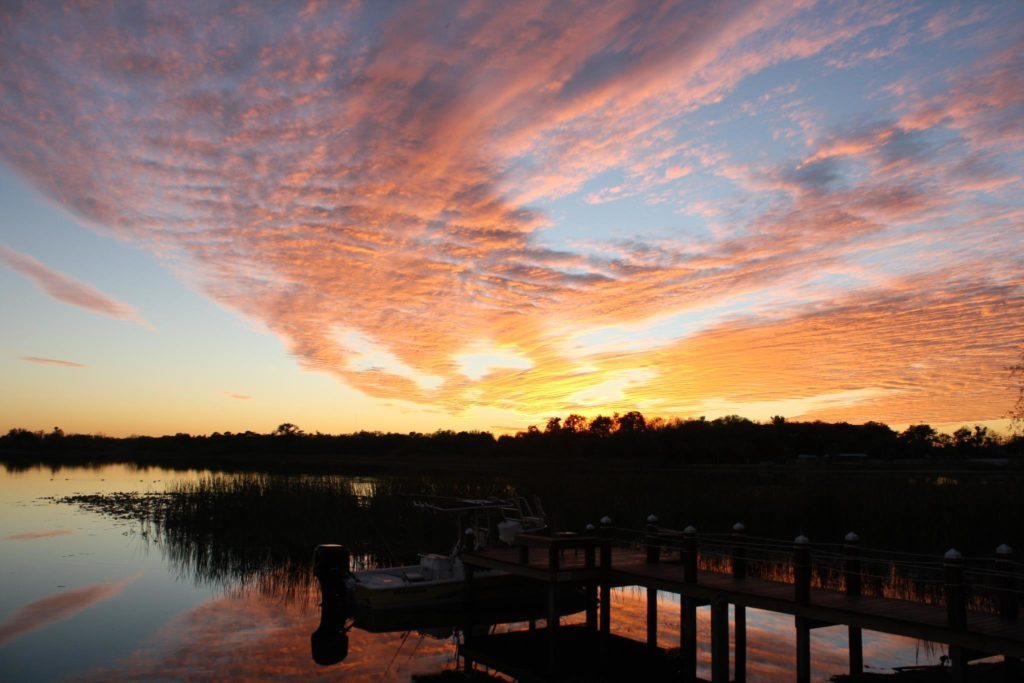 Sunset views from Idle Zone restauran