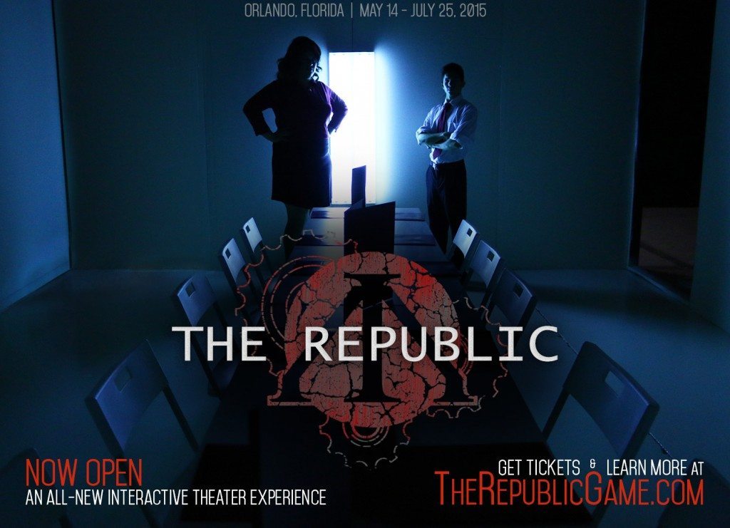 The Republic immerses you in an interactive live theatrical experience where you become one of the characters. Image courtesy of The Republic.