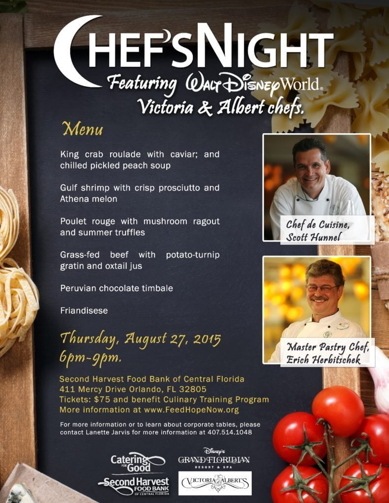 Poster - Chefs Night with Scott Hunnel