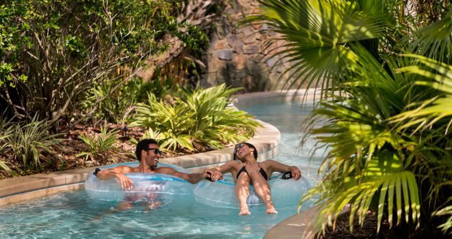 Four Seasons Resort Orlando lazy river Group Date in Orlando