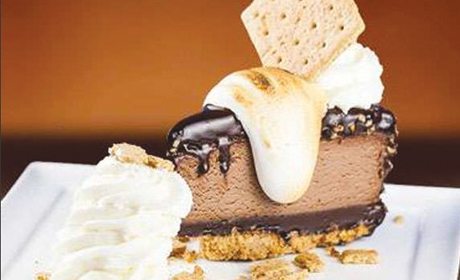 Toasted Marshmallow S’Mores Galore Cheesecake. Photo credit: Cheesecake Factory 