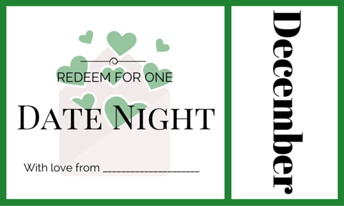 December Date Night Coupon