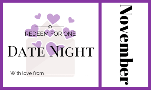 November Date Night Coupon