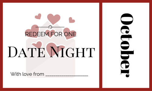 October Date Night Coupon