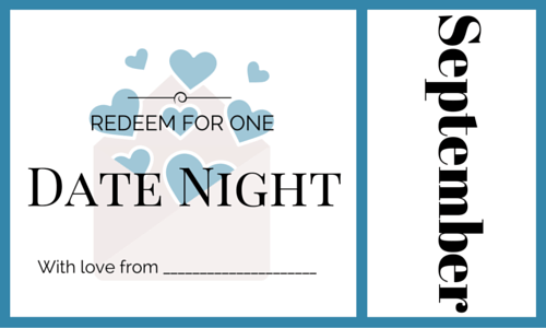 September Date Night Coupon