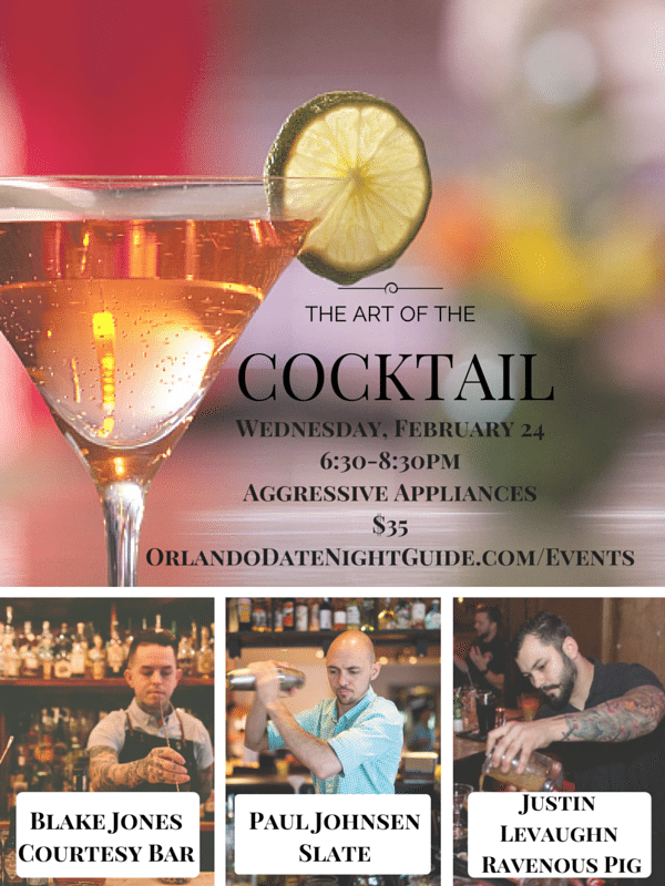 cocktail event poster