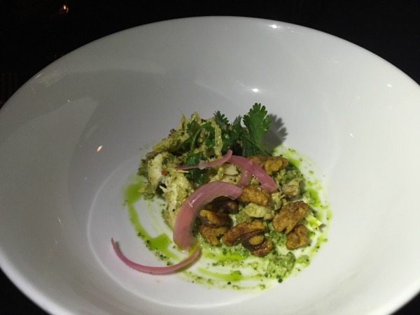 Dining at Cress consists of a series of chef-crafted small plates