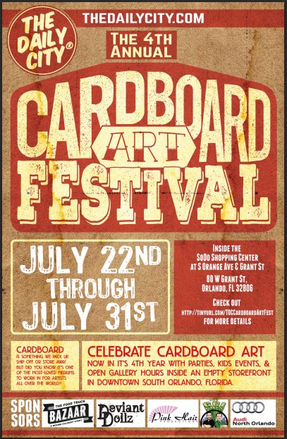 cardboard art fest posterjpg