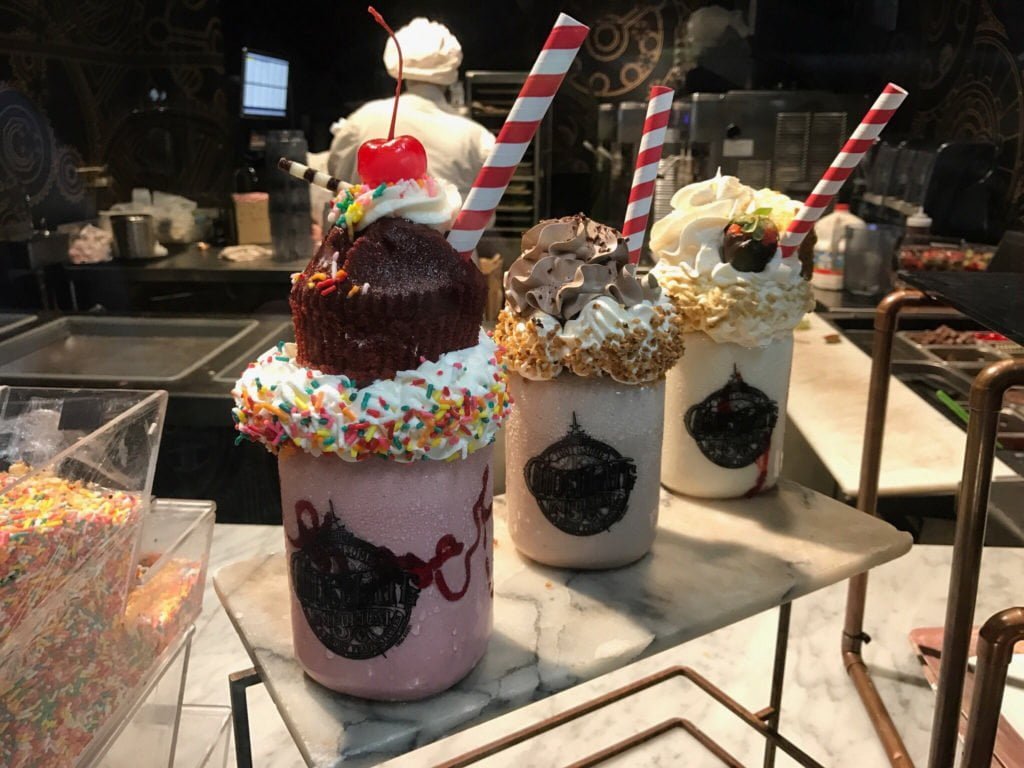 Sip on a decadent milkshake at Toothsome Chocolate Emporium