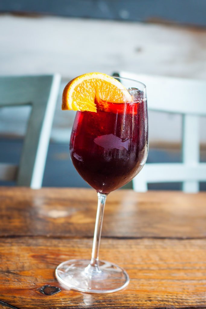 Reel Red Sangria at Reel Fish Coastal Kitchen & Bar