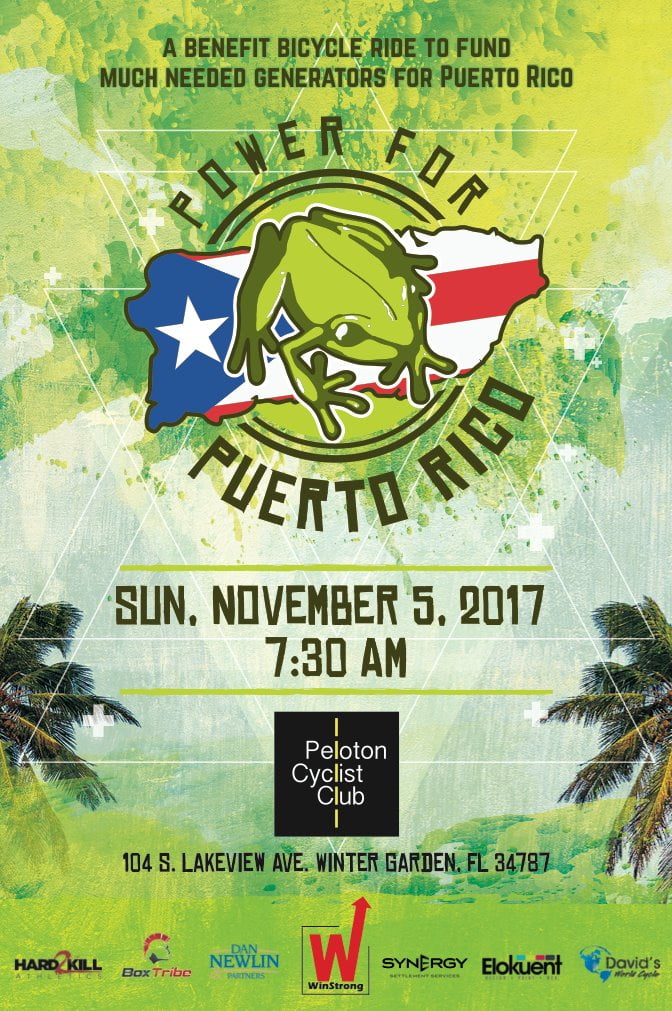 Power for Puerto Rico bike ride