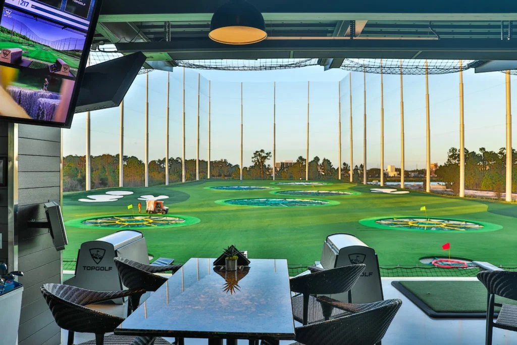 Teeing it up at Topgolf Orlando - The Orlando Duo