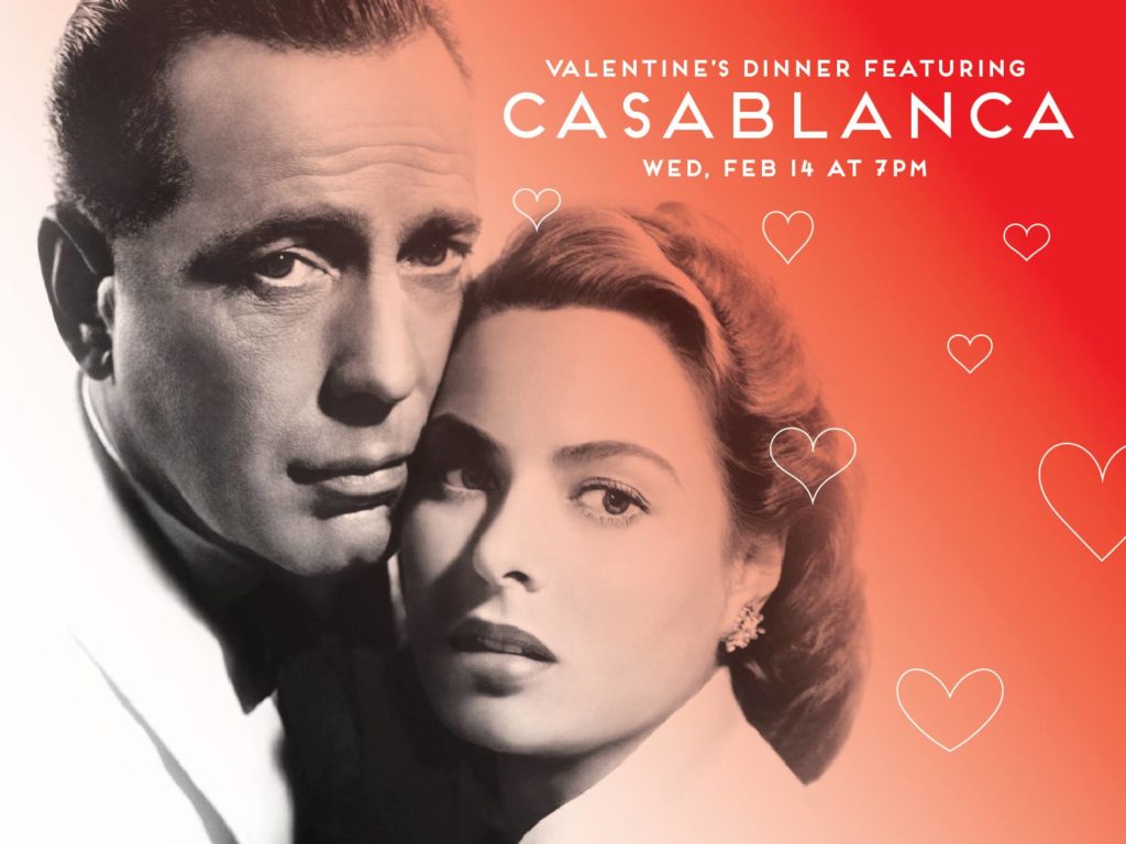 Valentine's Day Dinner 2018 at Enzian Theater Casablanca