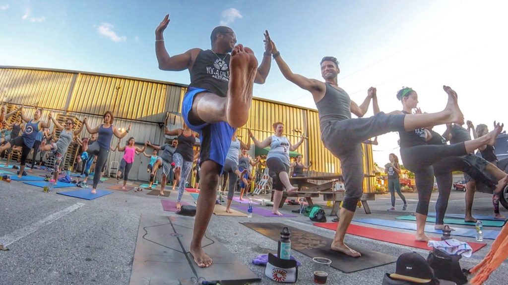 Beer Pairing events in Orlando - beer and yoga