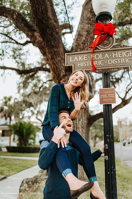 Lake Eola Park Wedding Proposal