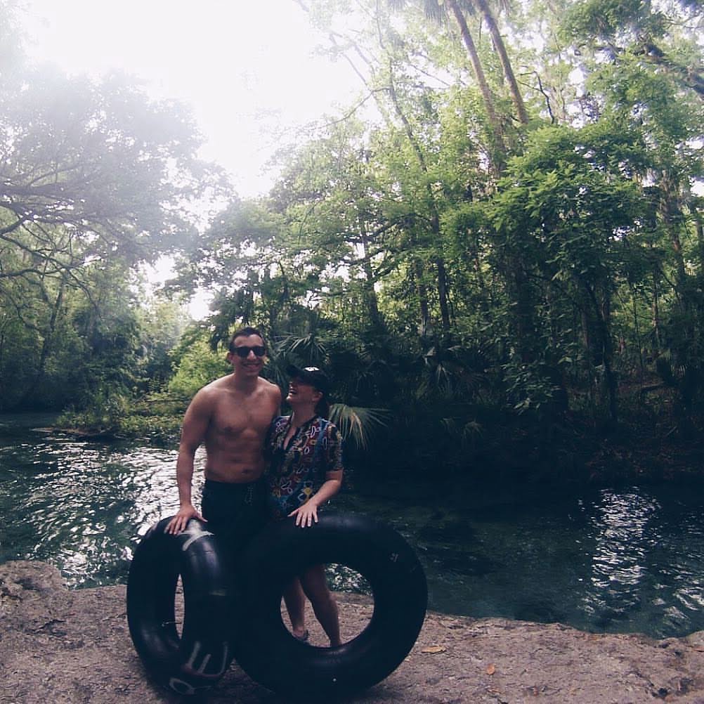 Tubing at Kelly Park Rock Springs Run