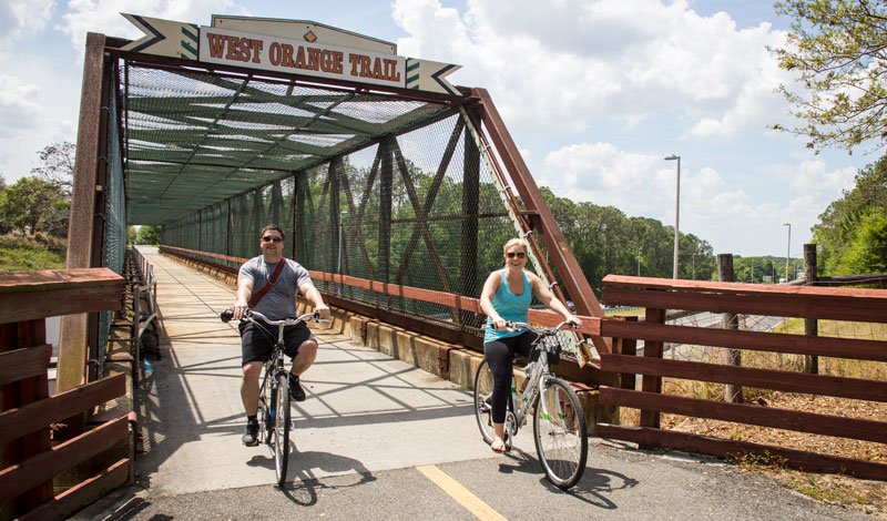 West orange bikes and blades