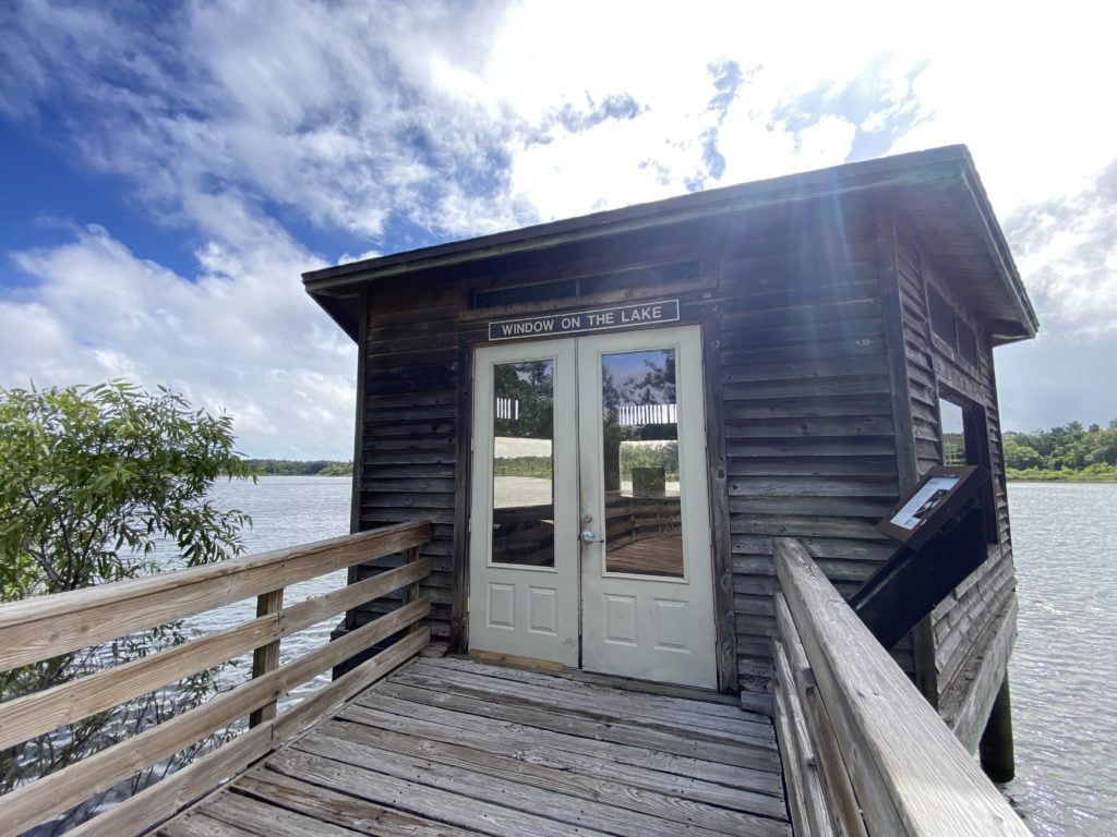 Window on the Lake Pavilion at Lake Lotus Park 