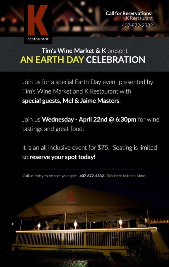 K earth day dinner