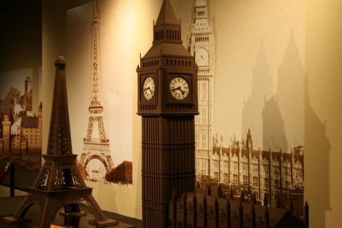 world of chocolate big ben chocolate sculpture 