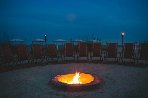 Beach fire pit at Omni Amelia Island Plantation Resort