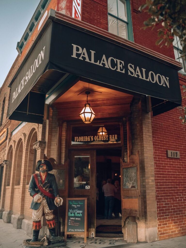 Entrance to Palace Saloon Amelia Island Florida