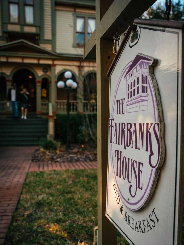 Entrance to The Fairbanks House B & B Amelia Island 