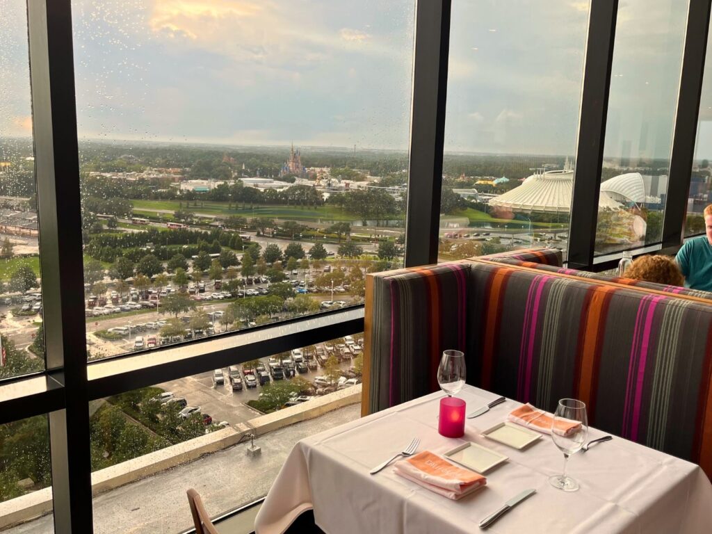 View of Magic Kingdom from California Grill