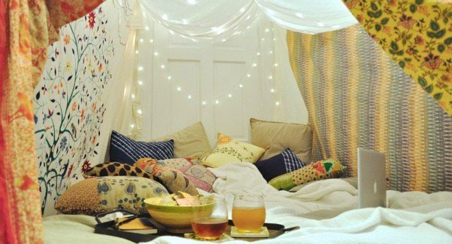 stay at home camping date night tips