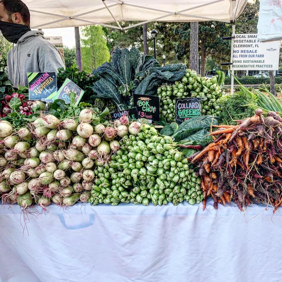 Fresh produce at Winter Park Farmers Market