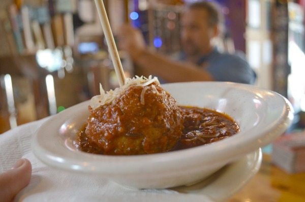 Meatball wops hops small Sanford Food Tour