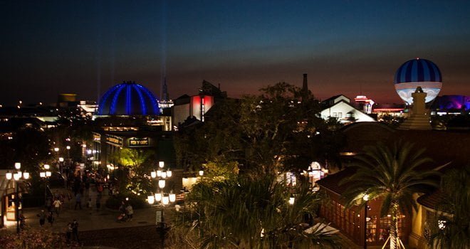 Experience Disney Springs after dark