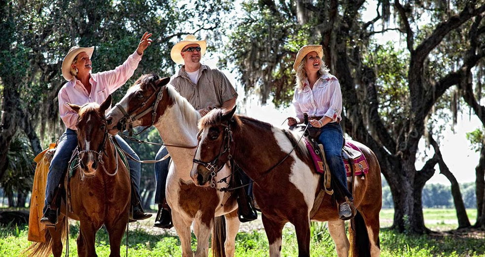 Horseback riding in Orlando at Westgate River Ranch