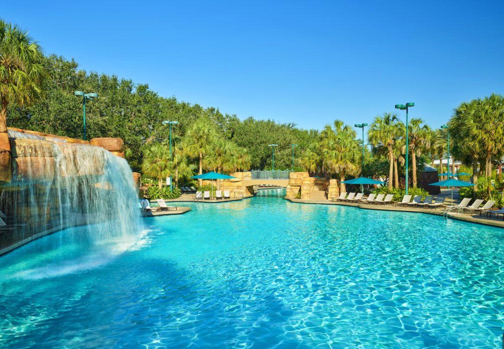 Grotto pool at Walt Disney World Swan and Dolphin - Orlando hotel deals