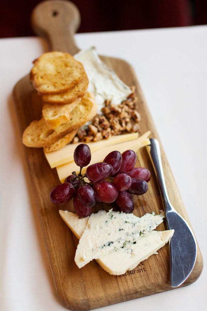 K Restaurant cheese board