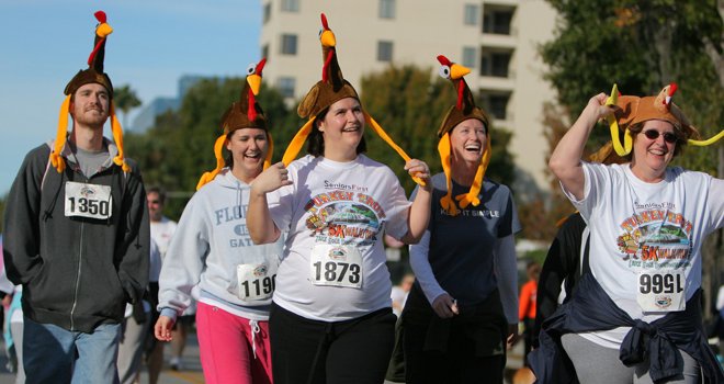 Thanksgiving Fun Runs in Orlando