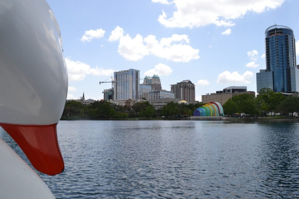 Lake Eola Swan Boat ride