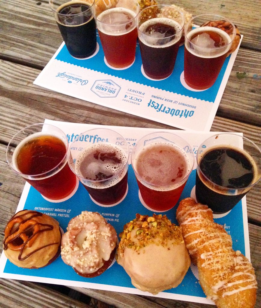 Doughnuts & Beer Pairing at Orlando Brewing