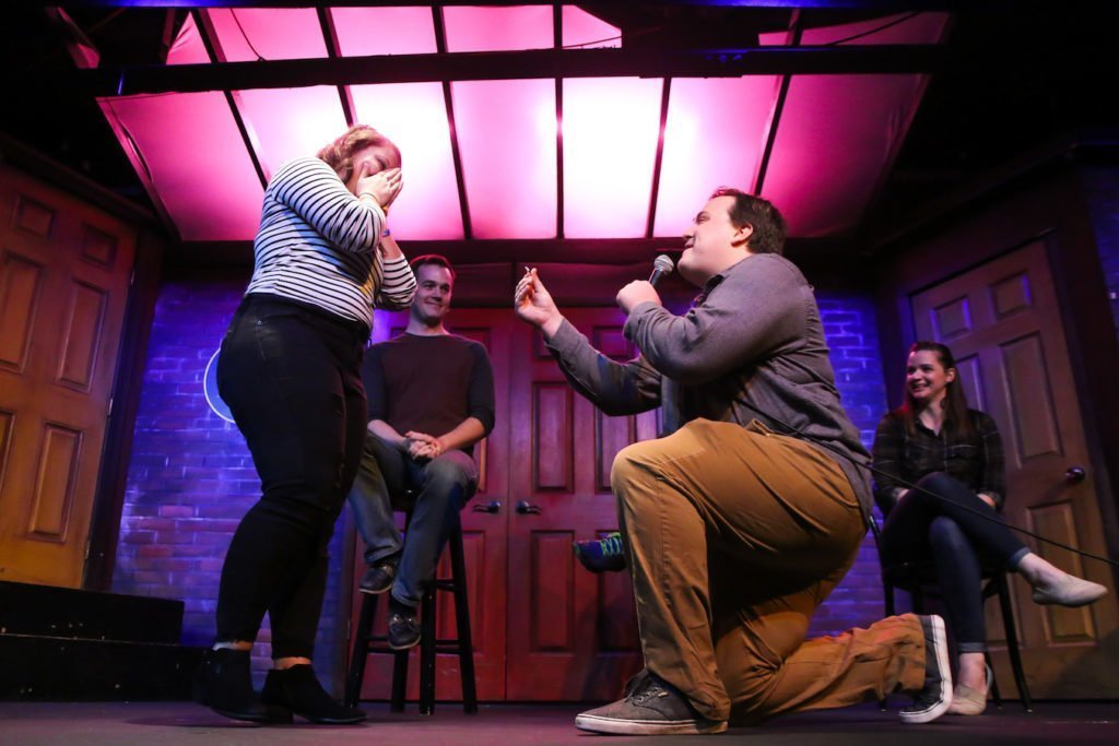 Orlando Wedding Proposal at SAK Comedy Lab