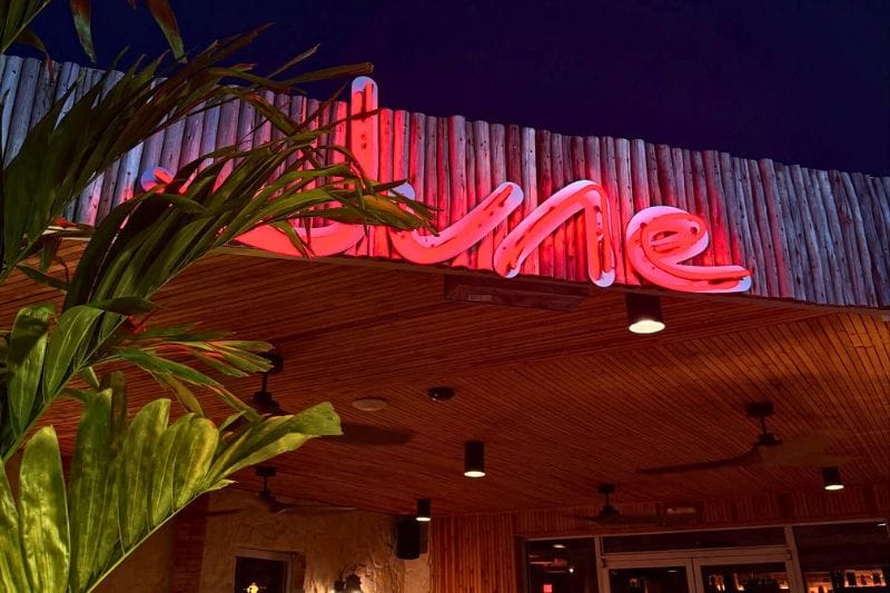 Entrance to June new orlando restaurant - @juneinorlando