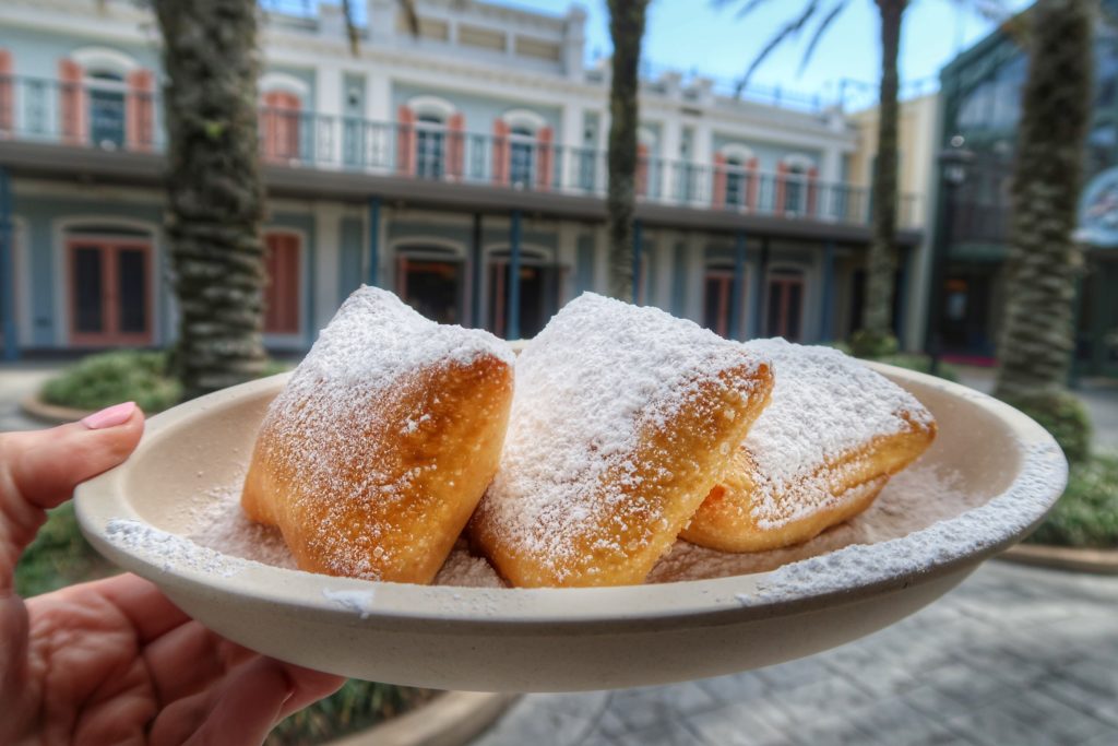 Beignets at Disney's Port Orleans resort French Quarter