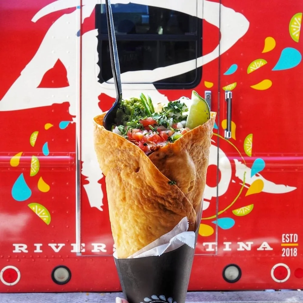 4R Cantina food truck Taco Cone at Disney Springs