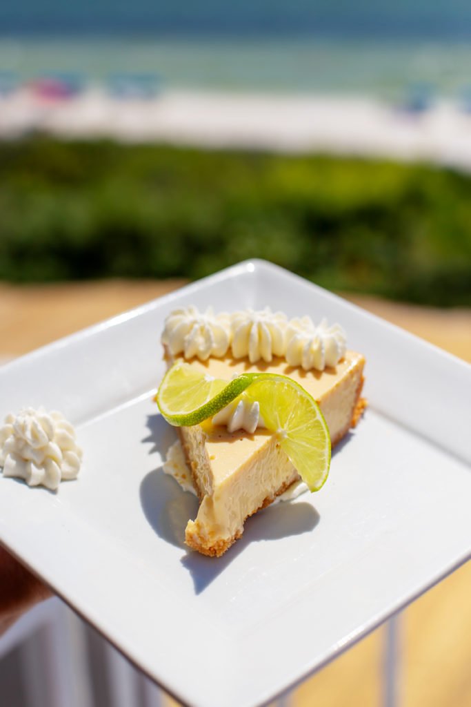 Bud and Alley's key lime pie in Seaside, FL