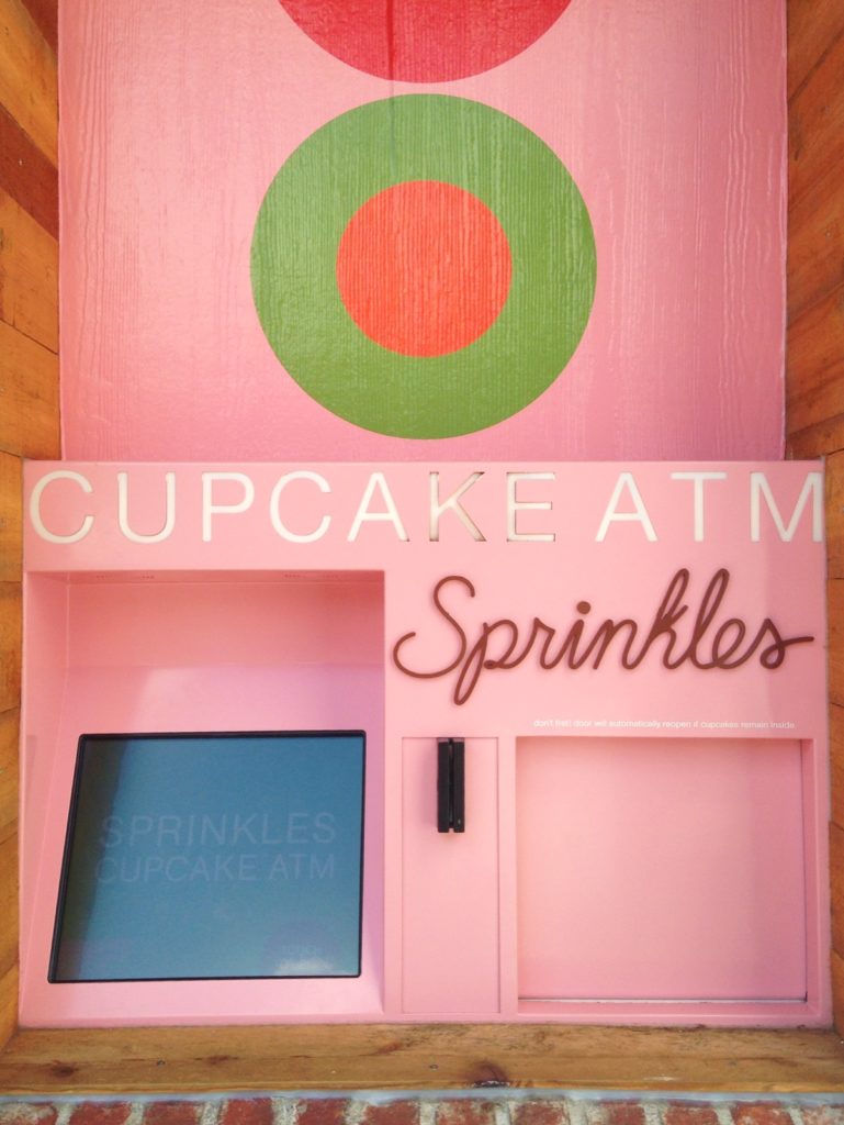 Cupcake ATM at Sprinkles Disney Springs